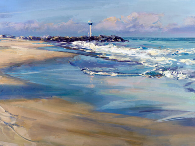 Greg Baker - City Beach - 500 x 1080 mm - $1210 - Ltd Ed 10