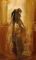 Studio 1 - oil on board - 30 x 19 cm - SOLD
