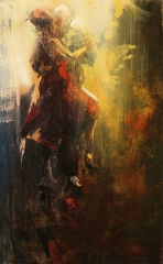 Studio 2 - oil on board - 30 x 19 cm - SOLD