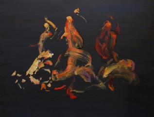 Harem - oil on board - 45 x 60 cm - SOLD