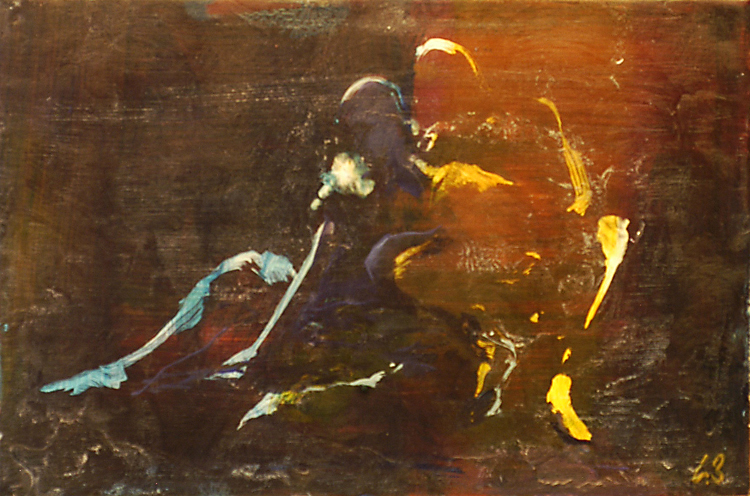 Synthesis - oil on board/wax varnish - 30 x 45 cm - SOLD
