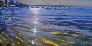A Pathway of Diamonds - oil on canvas - 55 x 110 cm - SOLD