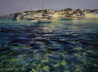 Parker Point Rhythms, Rottnest - oil on canvas - 91 x 122 cm - SOLD