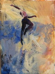 Rush - oil on canvas - 40 x 30 cm - SOLD