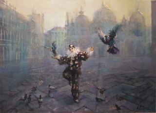 To his own Rhythm - oil on board - 61 x 83 cm - SOLD