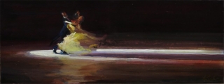 Smooth as Chocolate - oil on board - 23 x 60 cm - SOLD