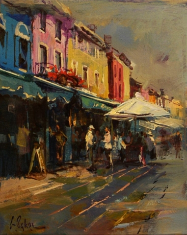 After a Sunshower, Burano - oil on canvas - 31 x 38 cm - SOLD