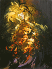 Masquerade - oil on board - 61 x 46 cm - SOLD