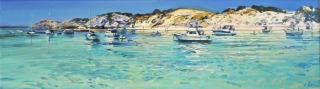 Parker Playground, Rottnest - oil on canvas - 51 x 177cm - SOLD