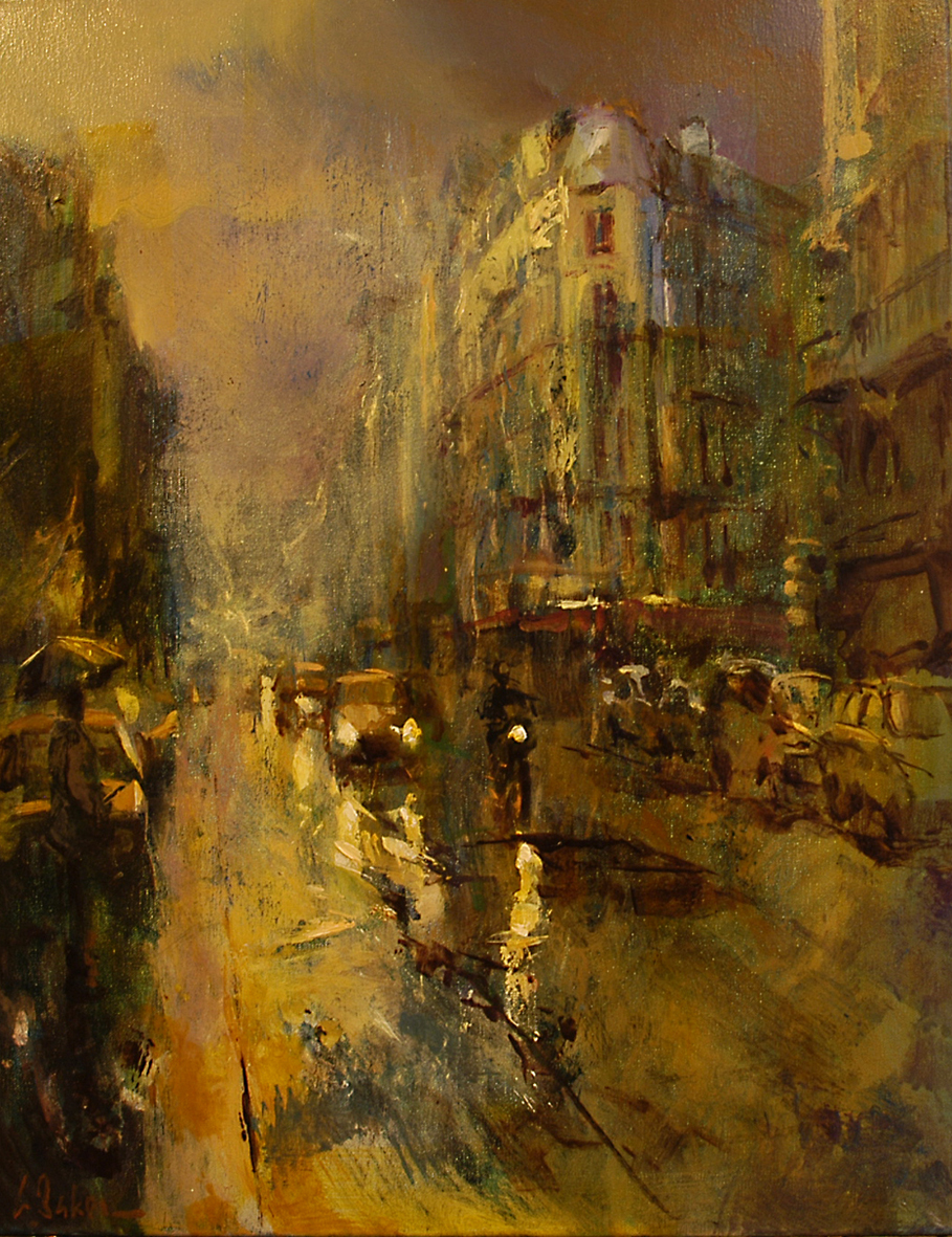 Rue St Jacques, Revisited - oil on canvas - 70 x 55 cm - SOLD