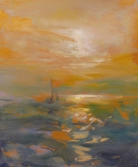 Solo - oil on board - 50 x 40 cm - SOLD