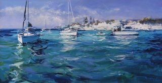 The Last of Summer - oil on canvas - 61 x 122 cm - SOLD
