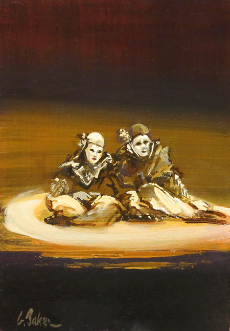 The Sum of us - oil on board - 30 x 21 cm - SOLD