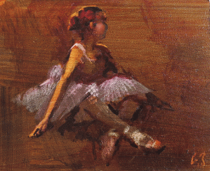 Tiny Dancer - oil on board - 20 x 25 cm - SOLD