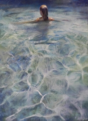 Under a Summer Sky - pastel on board - 82 x 60 cm