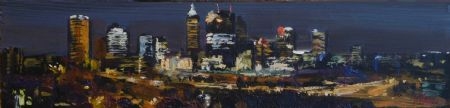 The Big Picture (sketch) - oil on board - 11 x 46 cm - SOLD