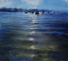 Pathway of Diamonds (study) - pastel on board - 55 x 65 cm - SOLD