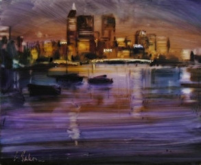 Translucence - oil on perspex - 38 x 46 cm - SOLD