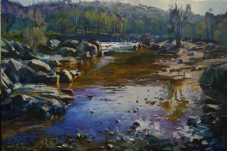Far From the Madding Stream - oil on canvas - 120 x 150 cm - SOLD