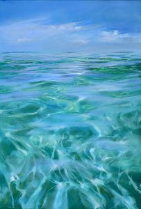 Greg Baker - 'Contemplation' - (Oil on canvas, 88x60cm)