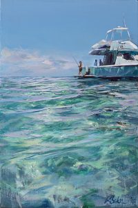 Greg Baker - 'Halcyon Days' - (Oil on board, 45x30cm)