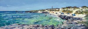 Greg Baker - 'Top of the Basin' - (oil on canvas, 34x102cm)