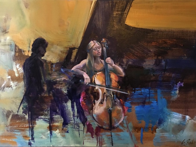 Greg Baker - Serenade - oil on canvas - 51 x 76 cms - SOLD