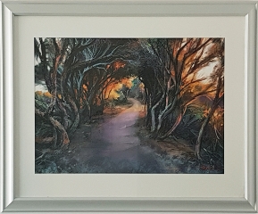 Greg Baker - The Magic Walkway (iPad Original 45 x 67cm) SOLD