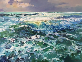 Winter at Coogee - oil on canvas - 91 x 122cm