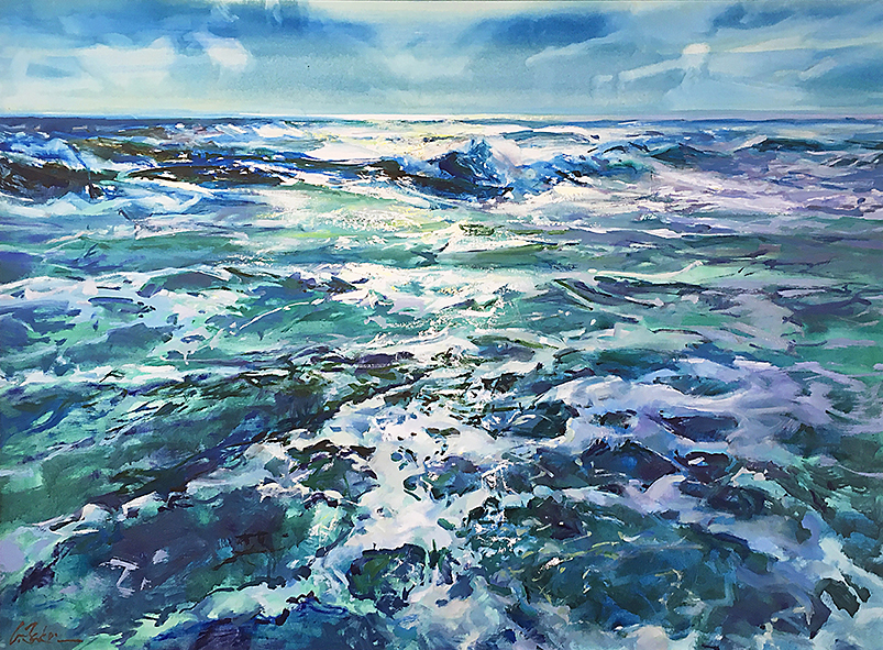 Winter at Coogee II - oil on canvas - 91 x 122cm