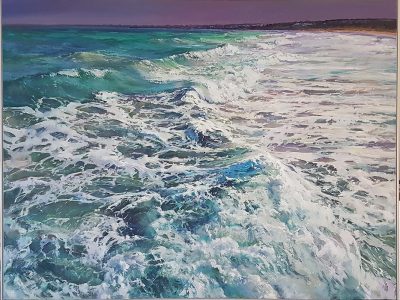 4. Between Jetties, Woodman Point - oil on canvas - 150 x 200cm - SOLD