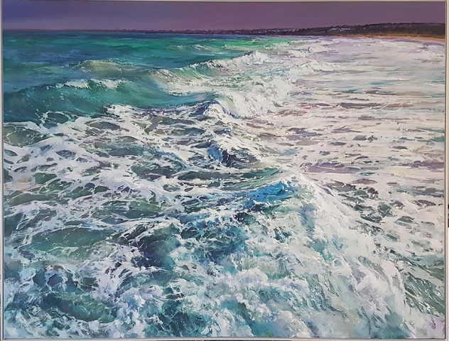 Between Jetties, Woodman Point - oil on canvas - 150 x 200cm - SOLD