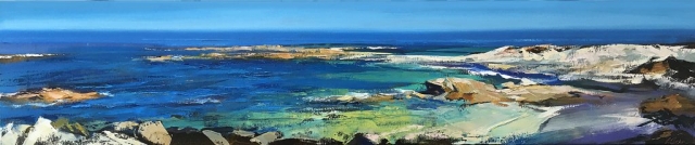 Endless Horizon - oil on canvas - 36 x 164 cm