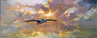 Greg Baker - Solo oil 50 x 130cm SOLD