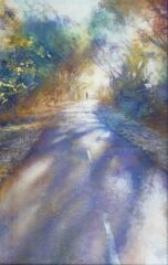 Greg Baker - Walking Home from Woodman Point (pastel) 73 x 48cm - SOLD